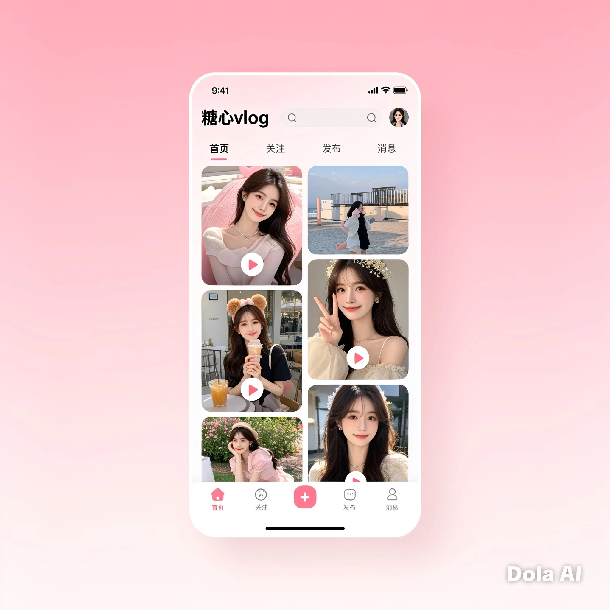 糖心Vlog APP移动端内容展示